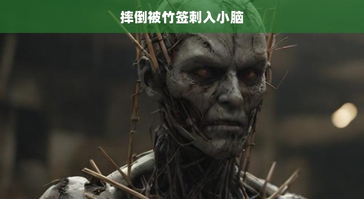惊险瞬间！摔倒后被竹签刺入小脑，生死边缘的挣扎