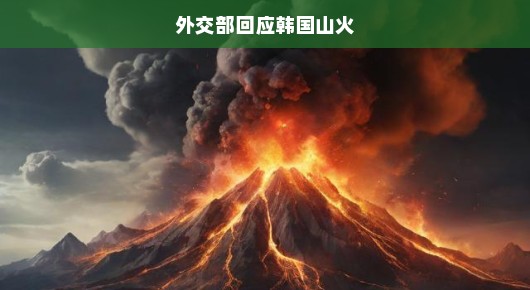 外交部紧急回应韩国山火危机