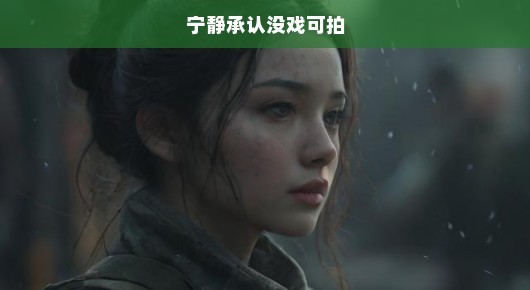 宁静承认没戏可拍，演艺圈的沉寂与挑战