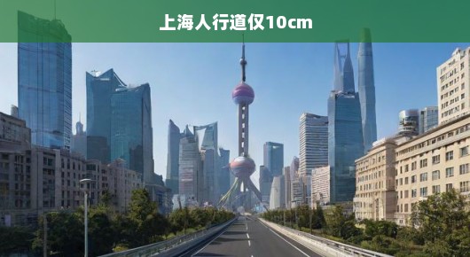 上海人行道仅10cm，城市步道危机呼唤行动