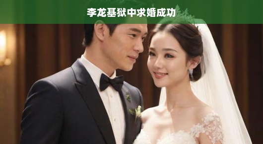 李龙基狱中求婚成功，真爱无畏，奇迹诞生