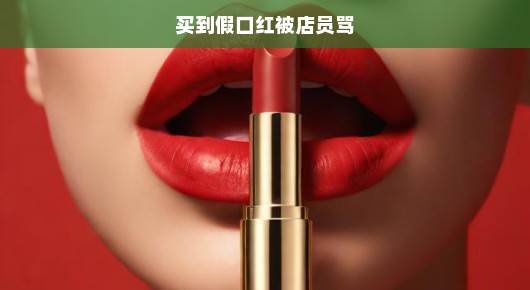 遭遇假口红风波，一次糟糕的购物经历