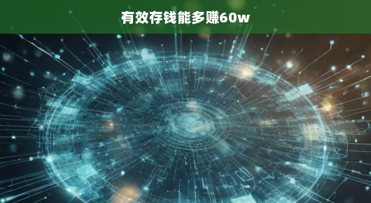 有效存钱，迈向财富增长的秘诀，轻松赚取额外60万！
