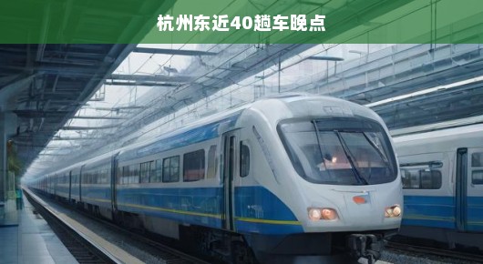 杭州东近40趟列车晚点，旅客出行受困