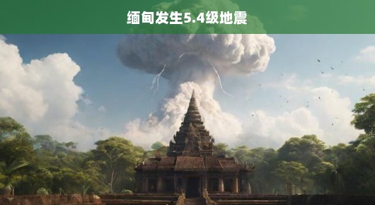 缅甸发生5.4级地震，紧急救援与关注刻不容缓