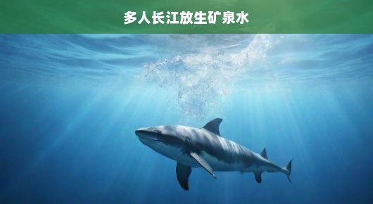 多人急行动，长江放生矿泉水—呼吁环保与生态保护