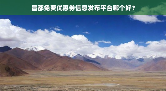 昌都免费优惠券信息发布平台哪个更好？