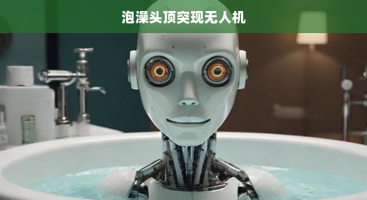 泡澡时刻的意外邂逅，头顶突现无人机