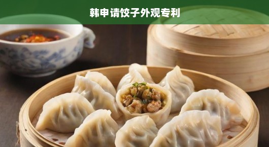 韩国申请饺子外观专利，传统美食背后的知识产权保护挑战