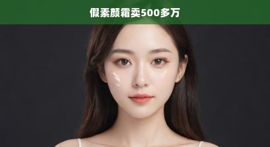揭秘假素颜霜背后的惊人销售奇迹，如何突破500万大关？