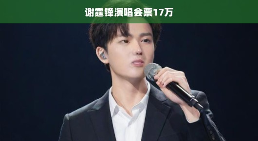 谢霆锋演唱会票价惊爆！17万天价引热议