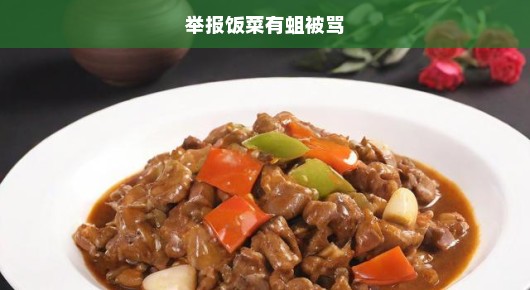 揭露真相却遭骂声一片，举报饭菜有蛆的困境与反思