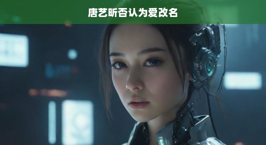 唐艺昕坚决否认因爱而改名，真相背后的故事