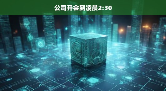 公司紧急会议直至凌晨2:30