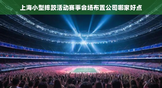 上海小型摔跤活动赛事会场布置公司哪家好点