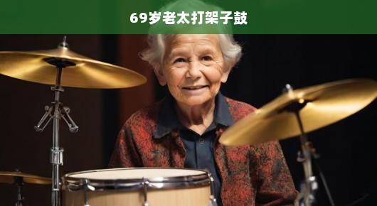 鼓韵激昂，69岁老太的架子鼓人生