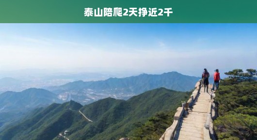 泰山陪爬2天挣近2千，挑战与机遇并存