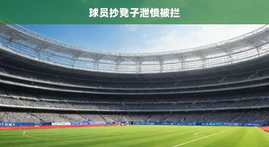 赛场风云突变！球员抄凳子泄愤被拦