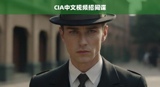 CIA中文视频招募间谍，行动紧迫，诚邀英才