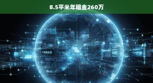 急寻高价值空间，8.5平米年租金达260万！