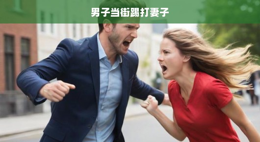男子当街踢打妻子，必须严厉打击家庭暴力行为