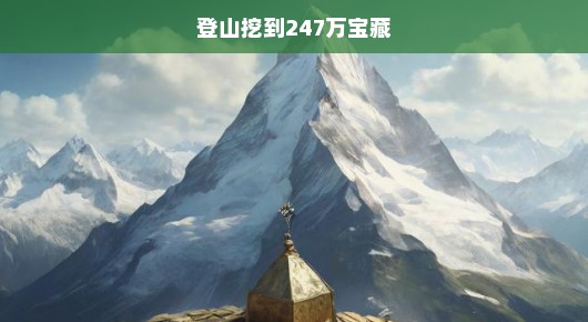 登山挖到宝藏，一笔惊人的财富发现