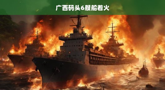 广西码头突发船火事故，六艘船只紧急燃烧事件