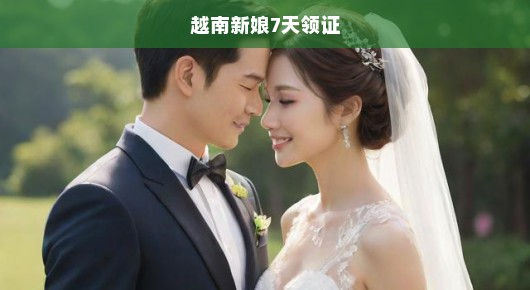 越南新娘跨国七天极速闪婚！跨越国界的浓情奇遇，急赴领证之旅！