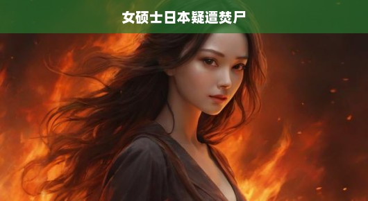 女硕士日本疑遭焚尸惨剧揭秘，真相急迫，悬疑重重待解！