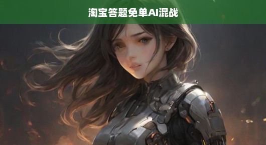 淘宝答题免单AI激战，智能与速度的巅峰对决，紧张气氛一触即发！
