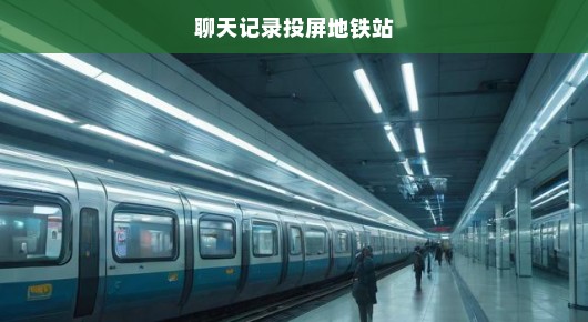 地铁站聊天记录实时投屏，信息时代下的极速互动狂欢！
