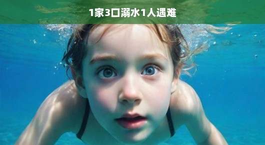 家庭惨剧！一家三口溺水，一人生命垂危，急呼救援！