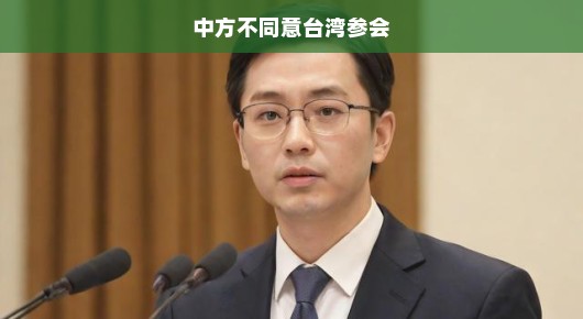 中方坚决反对台湾参会，维护主权领土完整刻不容缓，立场坚定，决不容忍任何侵犯！