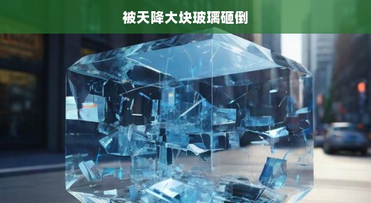 紧急！天降大块玻璃惊险瞬间砸倒街头，危机一触即发！