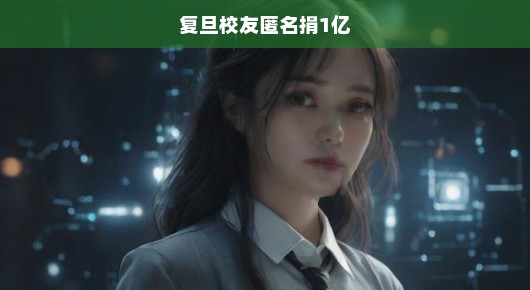 复旦校友慷慨捐赠一亿，匿名善举，急燃希望之光！助力未来，共创辉煌！