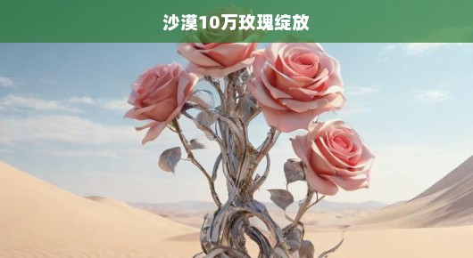 十万玫瑰沙漠绽放奇迹，神秘之地见证生命之花盛放！