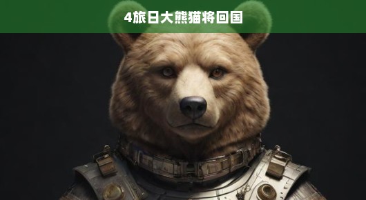 四旅日大熊猫归心似箭，重返祖国怀抱倒计时启动，急切期待重逢！