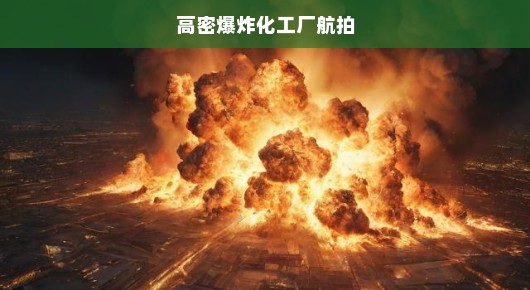 高密化工厂爆炸！灾难现场震撼航拍实录，紧急观察救援进展，刻不容缓！