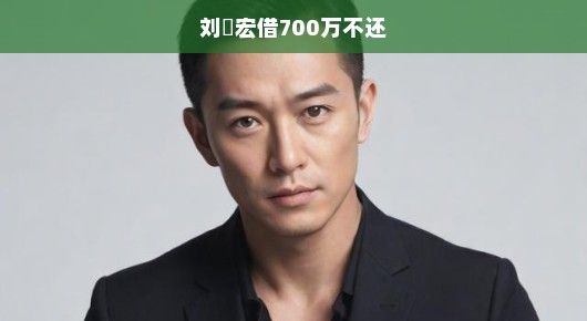 刘畊宏巨额借款700万不还，引发社会广泛关注和热议！