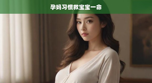 孕妈无声誓言，守护宝宝生命，习惯成自然，母爱铸就生命守护者！