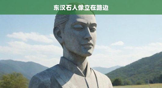 东汉石人像，路边静默的守护者，历史的急切见证者。