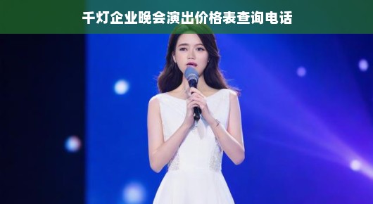 千灯企业晚会演出价格表查询服务—庄重而专业的选择